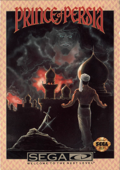 Prince of Persia (USA) Sega CD Game Cover
